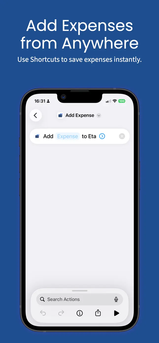Add Expenses from Anywhere
